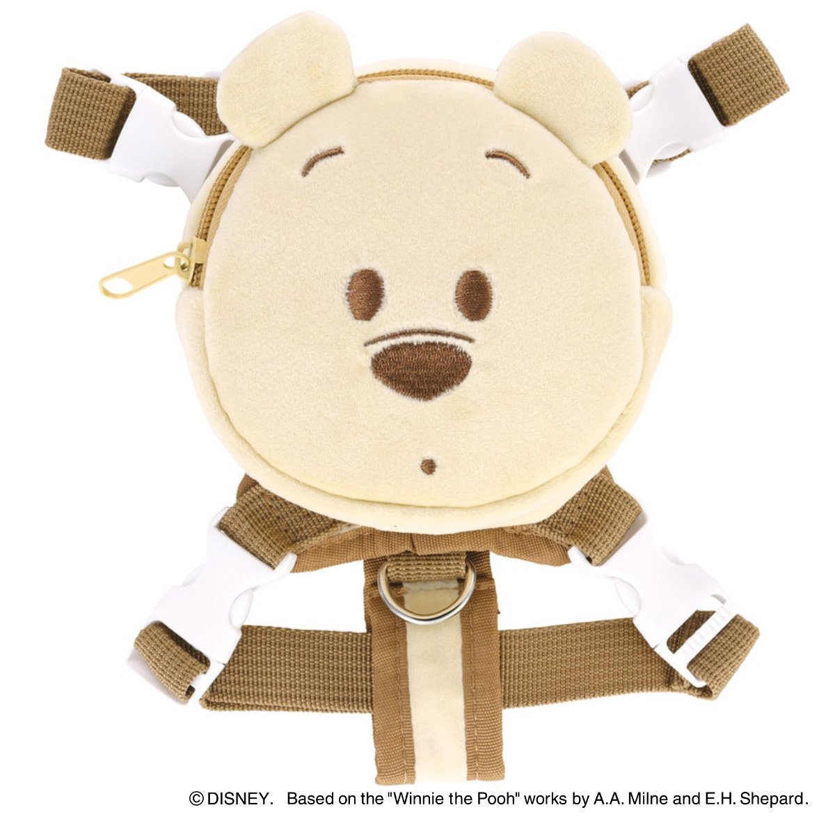 ハーネス ペット用ハーネスリュック 犬 散歩 ( Disney ミッキー ミニー プーさん 犬用ハーネス 超小型犬 リュック 散歩用 メッシュ かわいい 犬用 簡単装着 柔らかい ペット ペット用品 ) 【くまのプーさん】 くまのプーさん