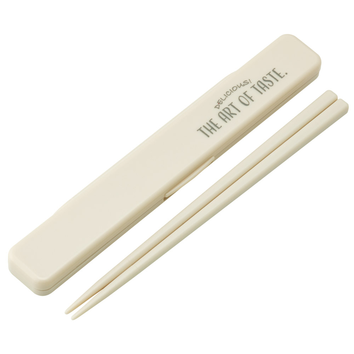 箸箱セット 抗菌音の鳴らない箸箱セット ニュアンスカラー ( 箸 お箸 箸箱 セット 抗菌 食洗機対応 大人用 日本製 食洗器OK 音が鳴らない カトラリーセット 持ち運び 携帯 カトラリー お箸セット 通勤 通学 ) 【ベージュ】 ベージュ