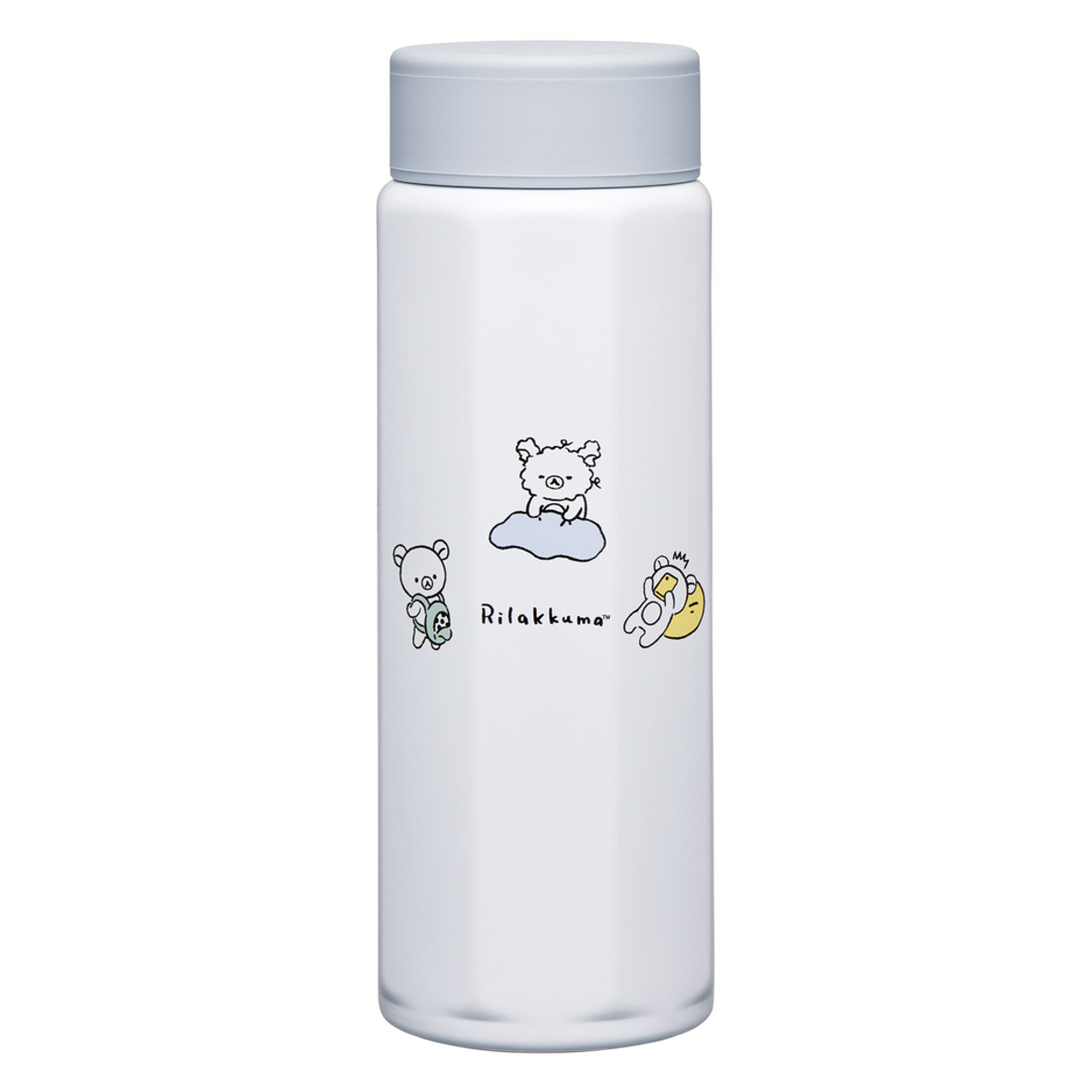 水筒 500ml 八角ステンレスボトル500ml リラックマベーシック ( リラックマ 保温 保冷 直飲み マグボトル スクリュー マグ ボトル 広口 保温保冷 キッズ 大人 子供 直のみ ステンレスボトル ダイレクトボトル )