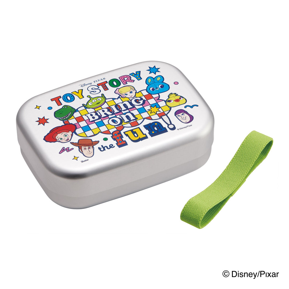 弁当箱 370ml アルミ弁当箱 トイ・ストーリー25 ( トイ・ストーリー お弁当箱 ランチボックス 一段 保温庫対応 子供 日本製 保温庫 OK お弁当 弁当 幼稚園 保育園 ランチベルト付き 中子付き キッズ )