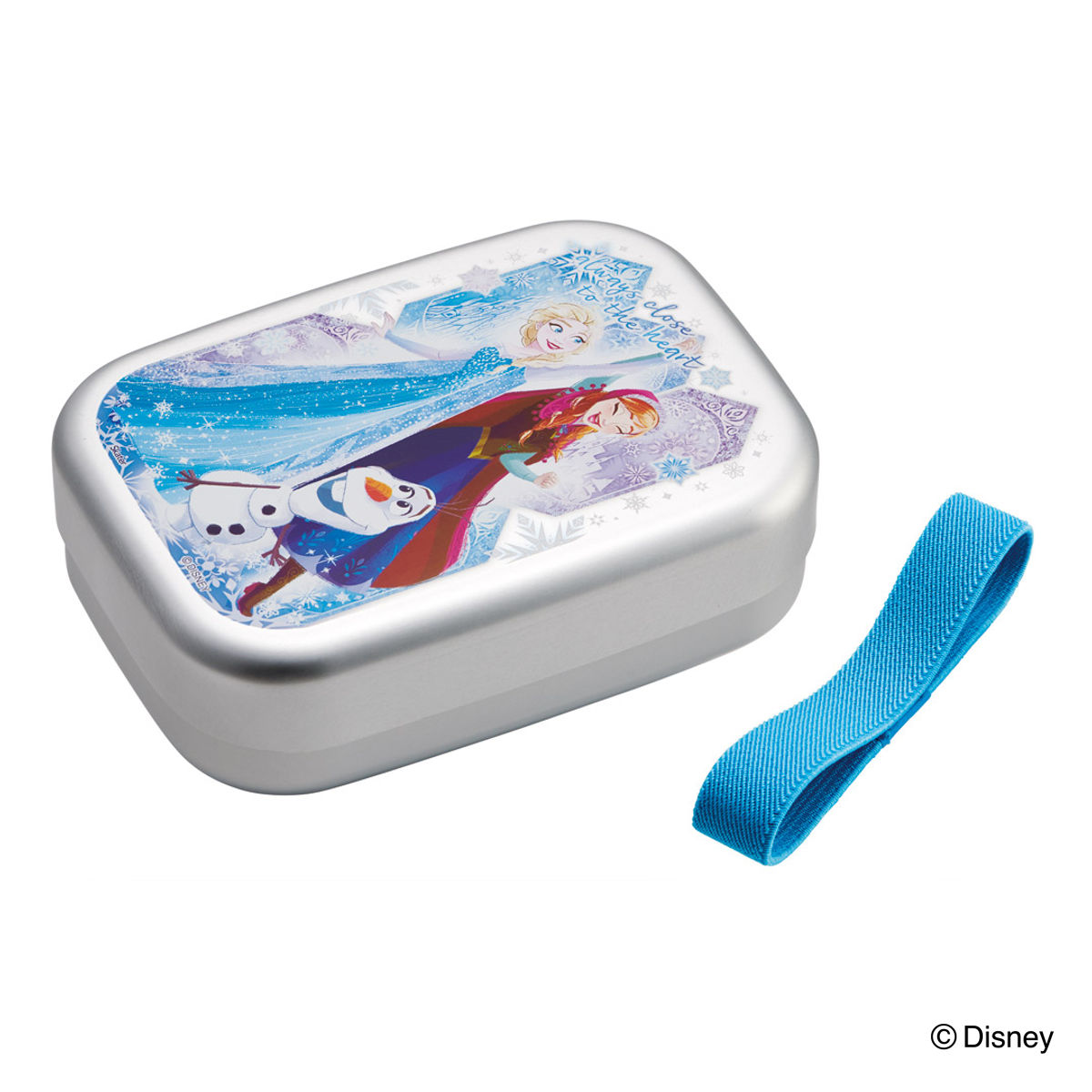 弁当箱 370ml アルミ弁当箱 アナと雪の女王25 ( アナと雪の女王 お弁当箱 ランチボックス 一段 保温庫対応 子供 日本製 保温庫 OK お弁当 弁当 幼稚園 保育園 ランチベルト付き 中子付き キッズ )