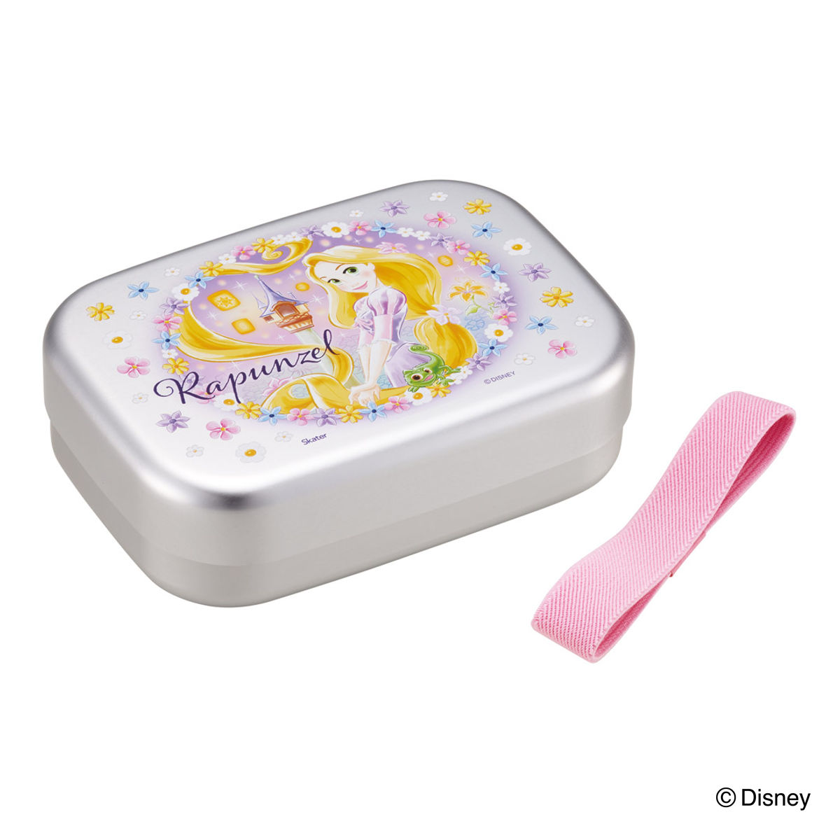 弁当箱 370ml アルミ弁当箱 ラプンツェル25 ( ラプンツェル お弁当箱 ランチボックス 一段 保温庫対応 子供 日本製 保温庫 OK お弁当 弁当 幼稚園 保育園 ランチベルト付き 中子付き キッズ )