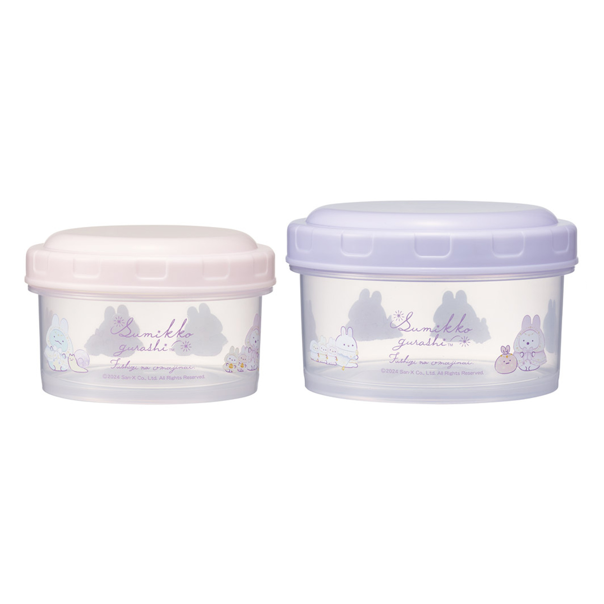 弁当箱 抗菌ラウンド型コンテナ すみっコぐらし おまじない ( すみっコ 抗菌 弁当 プラスチック 電子レンジ対応 食洗機対応 日本製 食洗機OK レンジOK 丸型 ドーム型 フードコンテナ ケース 容器 お弁当箱 かわいい )