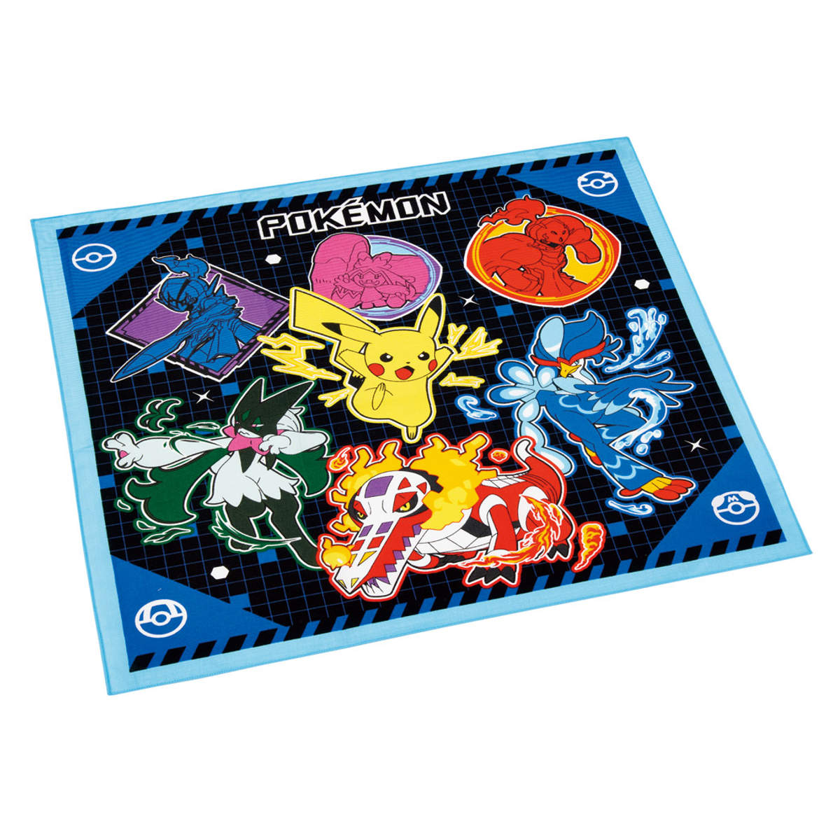 ランチクロス ポケモン25 ( ポケットモンスター ナフキン ランチョンマット 弁当包み 三角巾 給食ナフキン 日本製 お弁当箱 弁当 弁当箱 包み 入れ 子供用 幼稚園 保育園 給食 キッズ 正方形 子供 )