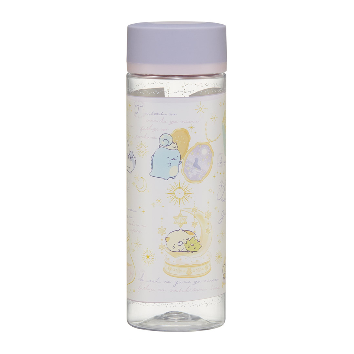 水筒 400ml シンプルデザインブローボトル すみっコぐらし おまじない ( 直飲み プラボトル ダイレクトボトル マグボトル 常温 軽量 直のみ マグ ボトル スリム 健康 ドリンク ミニボトル クリアボトル )