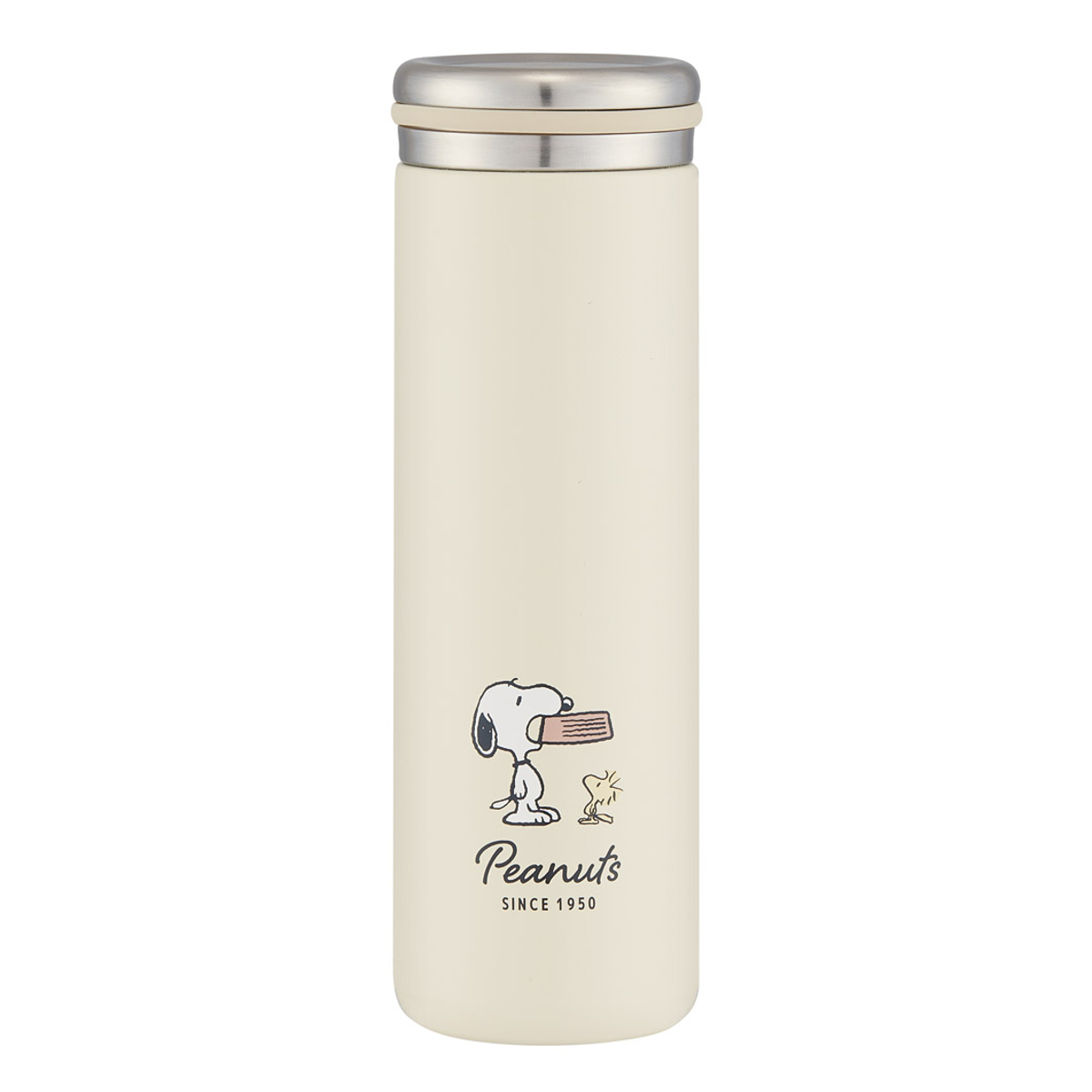 水筒 450ml ステンレスマグボトル スヌーピー バッジ ( SNOOPY 直飲み 保温 保冷 マグボトル ステンレスボトル 大人 真空二重構造 マグ ボトル ダイレクトボトル ステンレス マイボトル アウトドア )