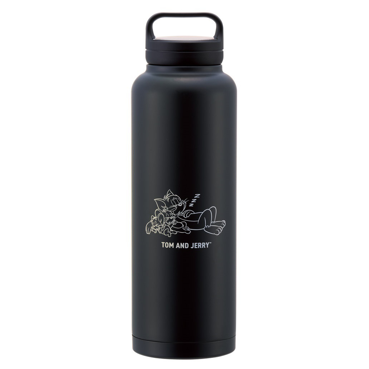 水筒 1.5L スクリューハンドルマグボトル トム&ジェリー おひるね ( トムとジェリー 直飲み 保温 保冷 マグボトル ステンレスボトル ハンドル付き 大容量 真空二重構造 ダイレクトボトル ステンレス マイボトル アウトドア )