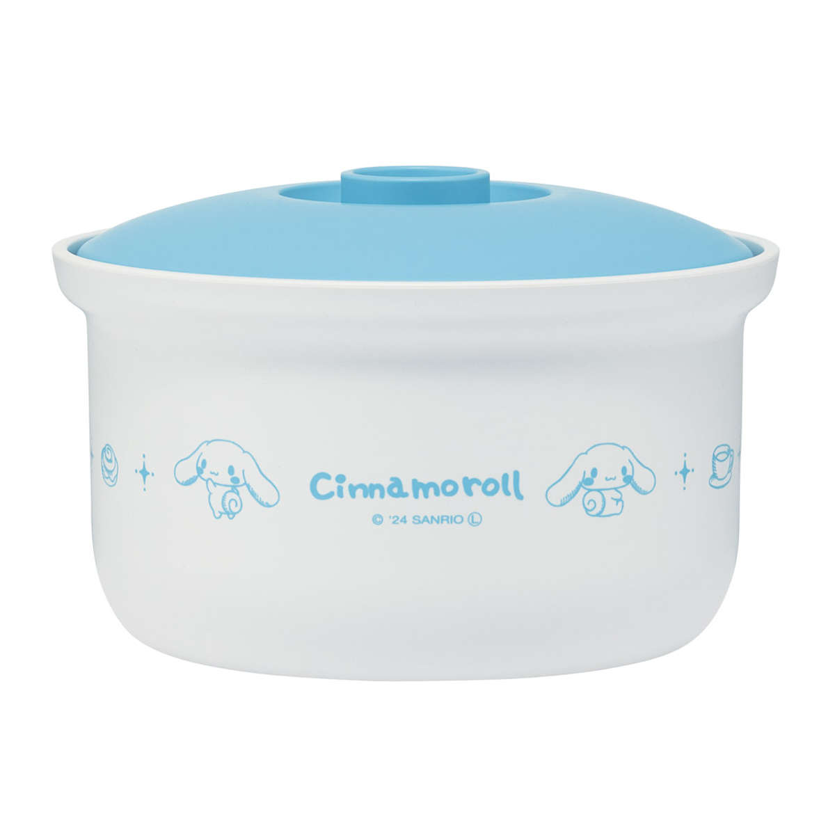 おひつ 真空おひつ 3合用 専用ポンプ付 電子レンジ対応 食洗機対応 サンリオ ( お櫃 保存容器 ごはん 真空保存 真空ポンプ 真空 脱気 キャラクター 温め 炊き立て 3合 蒸し料理 すのこ付き 酸化防止 便利グッズ 冷蔵庫 ) 【シナモロール】 シナモロール