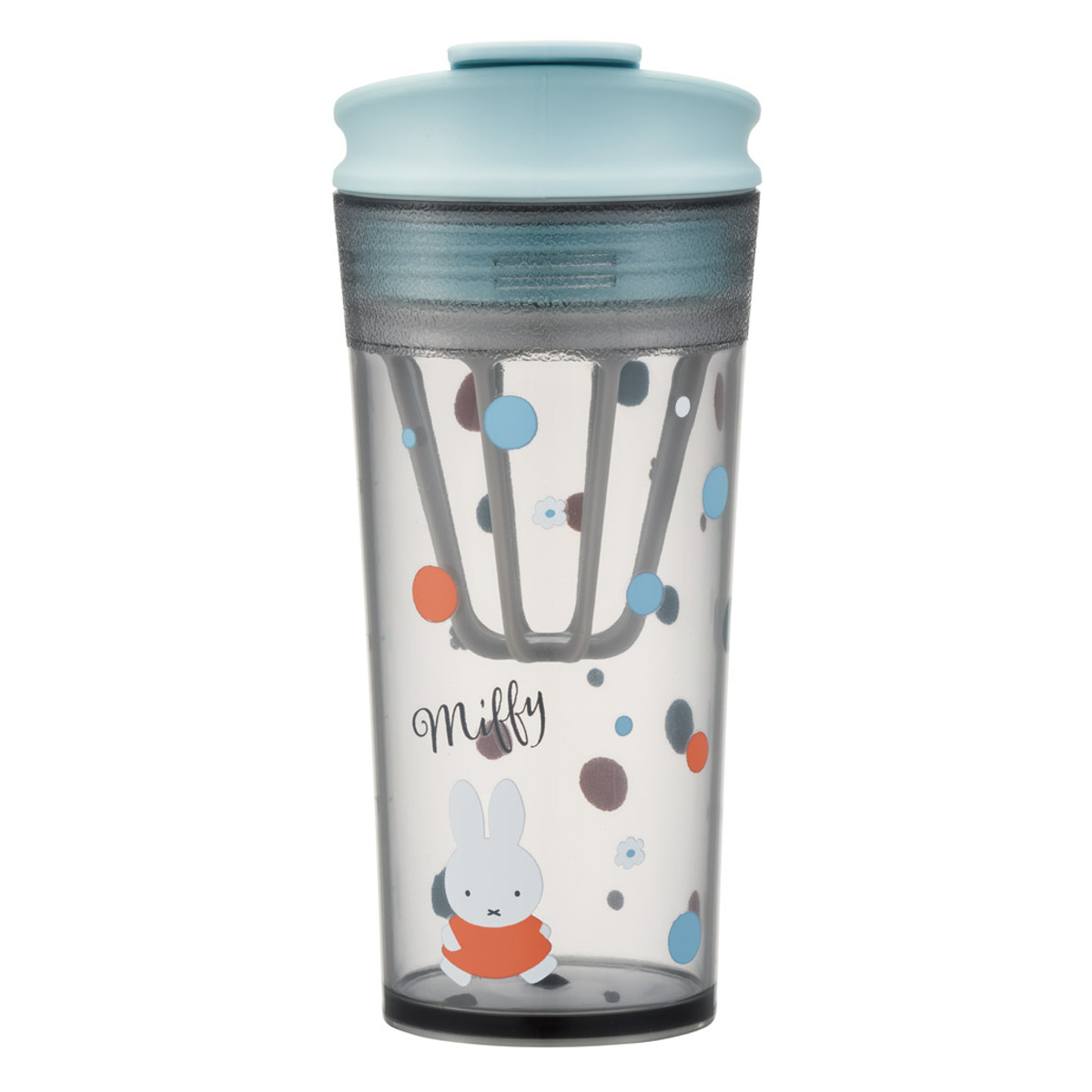 タンブラー 420ml シェイカー付タンブラー ( スヌーピー くまのプーさん プーさん シナモロール ミッフィー ディズニー シェイカー ボトル プロテイン 青汁 キャラクター 持ち運び ふた付き ) 【ミッフィー】 ミッフィー