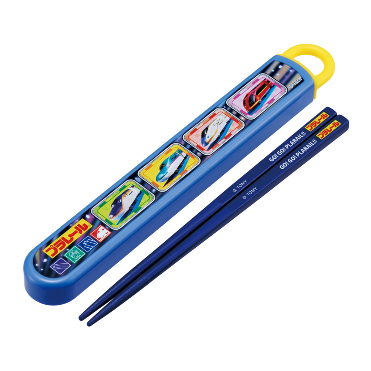 箸箱セット 抗菌食洗機対応箸箱セット プラレール25 ( 箸 16.5cm 食洗機対応 抗菌 お箸 箸箱 子供 日本製 16.5センチ カトラリー 食洗機OK お弁当用 給食 お弁当 弁当 幼稚園 保育園 キッズ )