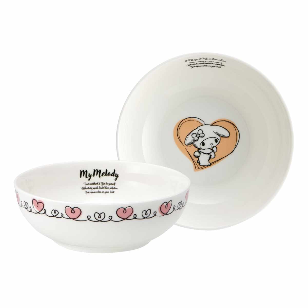 プレート 13cm フルーツ皿 サンリオ ( ハローキティ マイメロディ クロミ キャラクター かわいい 皿 お皿 電子レンジ対応 食洗機対応 磁器 中鉢 サラダボウル シリアルボウル フルーツ 朝食 ) 【マイメロディ】 マイメロディ