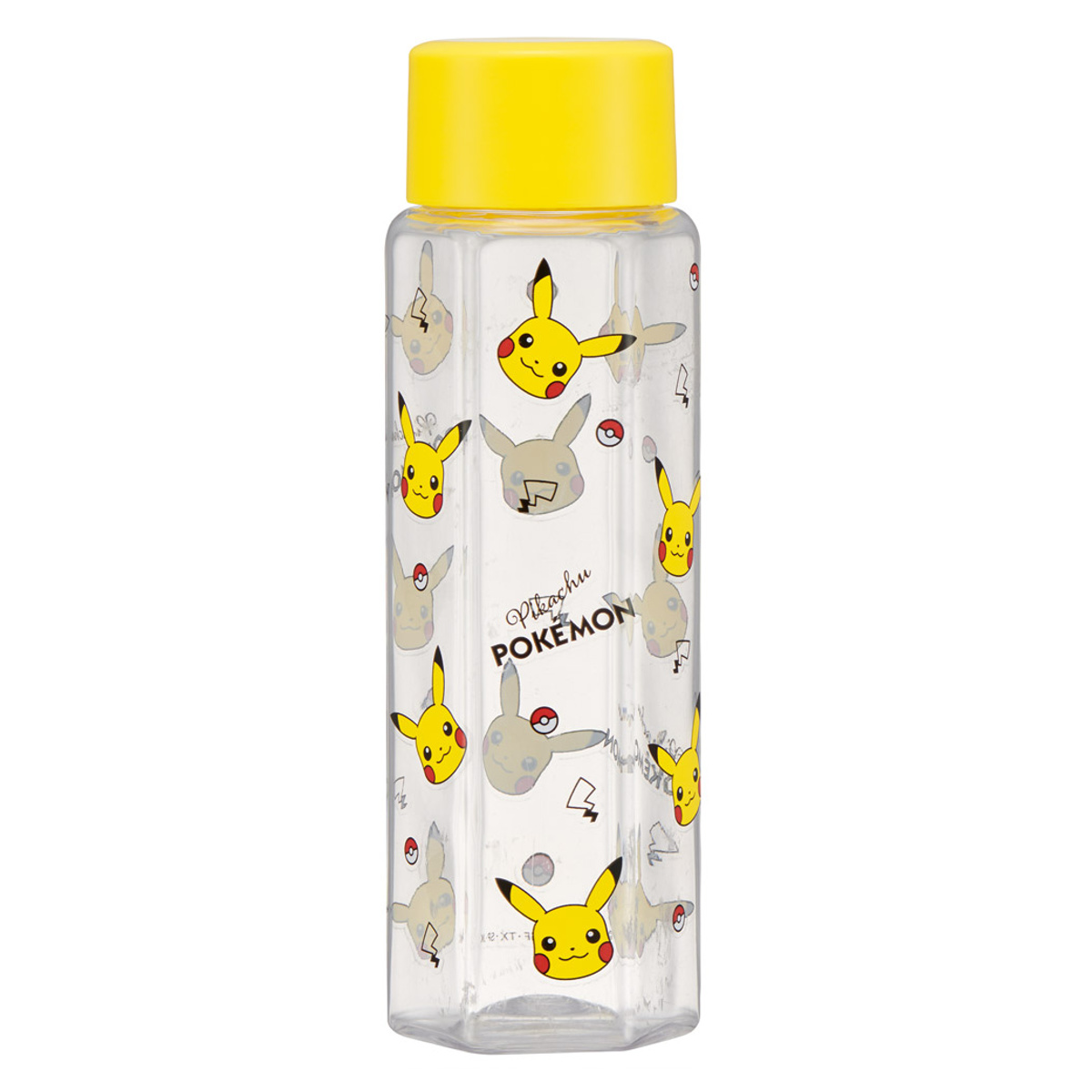 水筒 250ml 六角ブローボトル ポケットモンスター ( ピカチュウ 直飲み プラボトル ダイレクトボトル マグボトル 常温 軽量 クリア 直のみ マグ ボトル スリム 健康 ドリンク クリアボトル ウォーターボトル かわいい )
