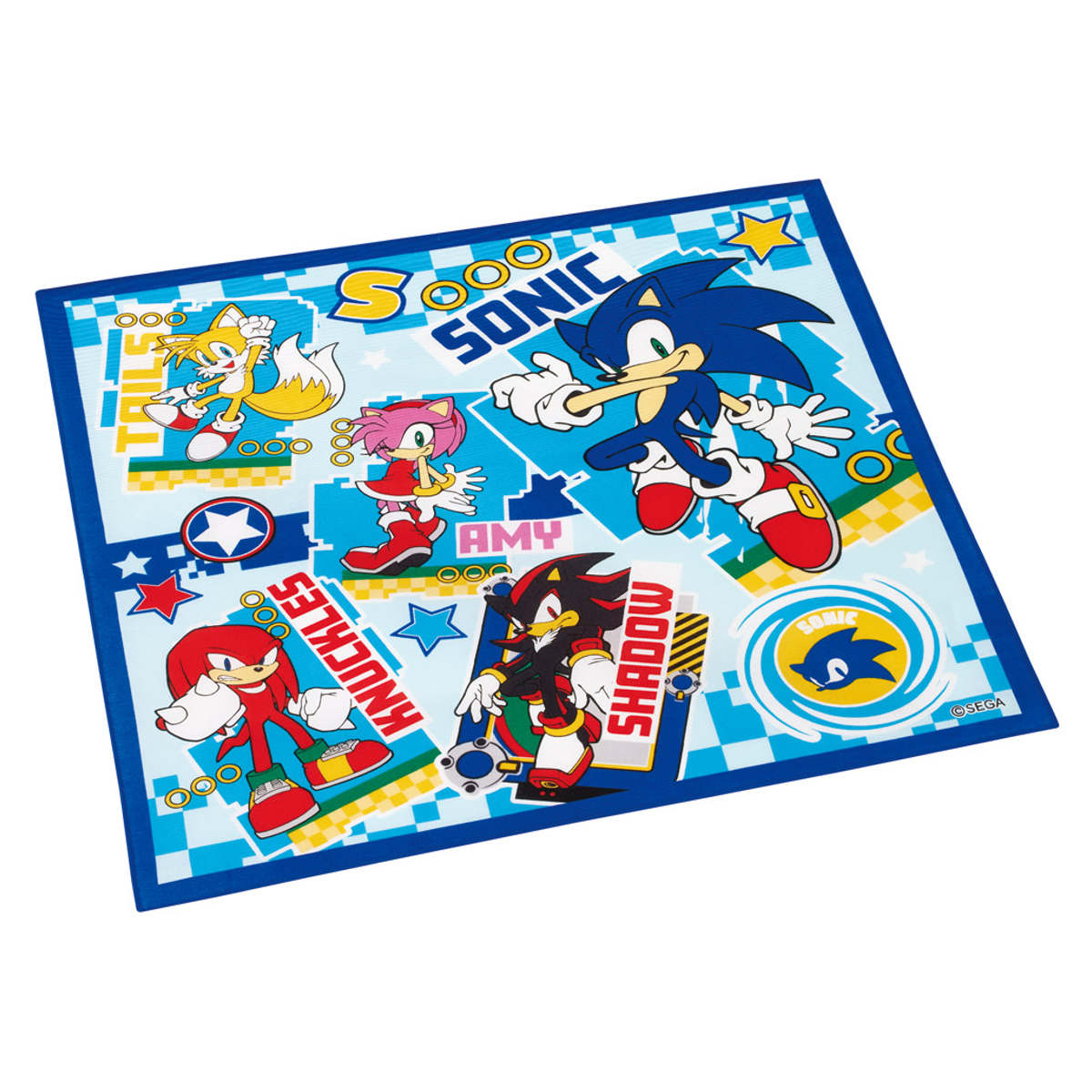 ランチクロス ソニック ( ナフキン ランチョンマット 弁当包み 三角巾 給食ナフキン 日本製 お弁当箱 弁当 弁当箱 包み 入れ 子供用 幼稚園 保育園 給食 キッズ 正方形 子供 )