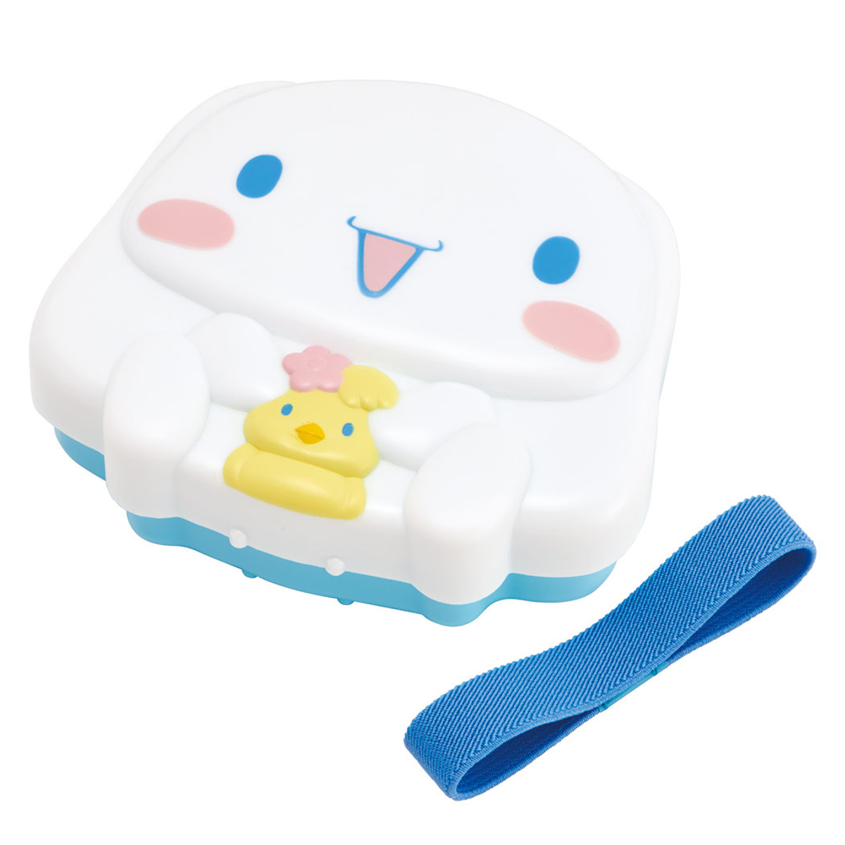 弁当箱 ダイカットランチボックス シナモロール ( お弁当箱 キャラクター ランチボックス レンジ対応 一段 子供 キャラ弁 デコ弁 幼稚園 保育園 中子付き ランチベルト付き キッズ 弁当 )