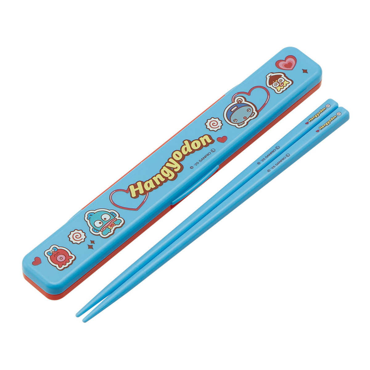 箸箱セット 抗菌音の鳴らない箸箱セット HGパーティー ( ハンギョドン 箸 お箸 箸箱 セット 抗菌 食洗機対応 大人用 日本製 食洗器OK 音が鳴らない カトラリーセット 持ち運び 携帯 カトラリー お箸セット 通勤 通学 )