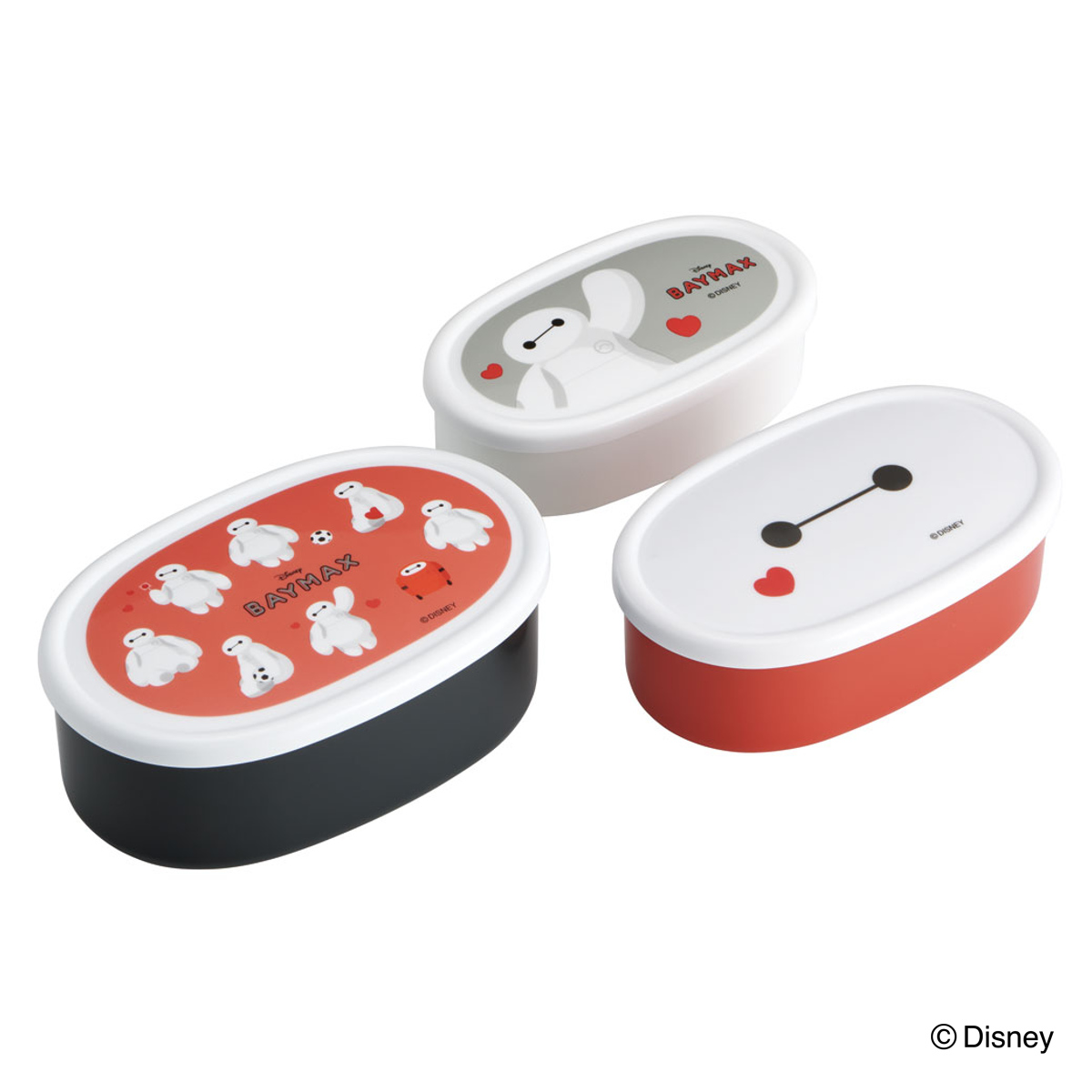 弁当箱 抗菌シール容器3個セット ベイマックス ( レンジ対応 保存容器 シール容器 ランチボックス 抗菌 日本製 レンジOK 弁当 お弁当 抗菌加工 果物ケース デザートケース フルーツケース )