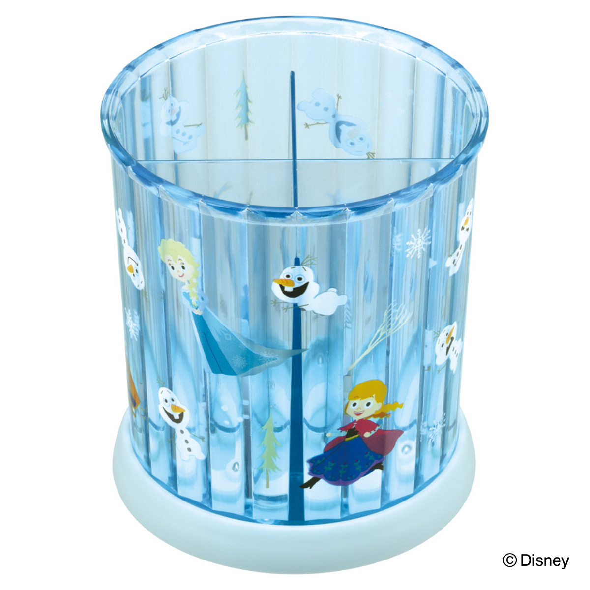 収納ケース 回転式小物スタンド 小物入れ ディズニー アナと雪の女王
