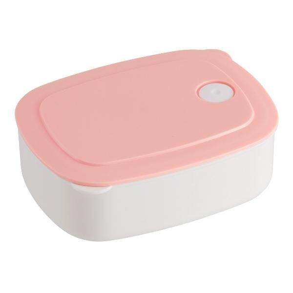 保存容器 おかず冷凍作りおき容器 400ml パステル 冷凍保存 レンジ対応 ( フードストッカー お弁当箱 プラスチック 食洗機対応 電子レンジ対応 冷凍対応 フードコンテナ 食品保存容器 エア弁 保存 容器 ケース 冷凍 ) 【ピンク】 ピンク