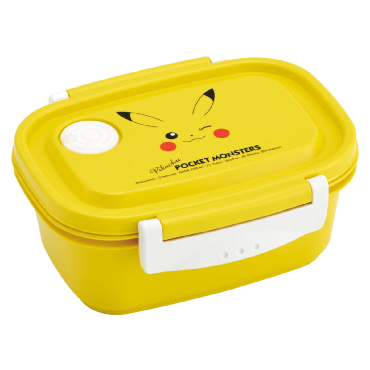 弁当箱 1段 430ml キャラクター ( RIZAP ポケモン ピカチュウ レンジ対応 食洗機対応 お弁当箱 ランチボックス 冷凍 軽量 レンジ 食洗機 対応 お弁当 弁当 ラク軽弁当箱 一段 仕切り付き かわいい 日本製 ) 【ピカチュウF23】 ピカチュウF23