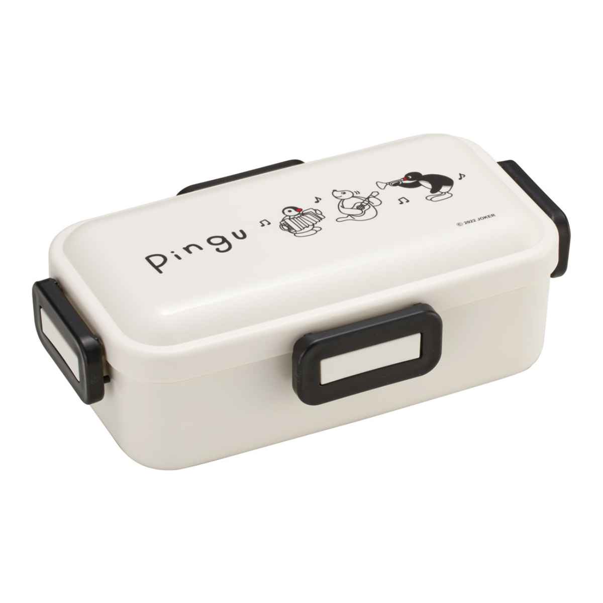 弁当箱 1段 530ml 抗菌 ふわっと キャラクター ( ピングー チップ&デール ミニーマウス ミッキー ヒューイ プーさん 魔女の宅急便 アドローザトルマリィ ピカチュウ お文具といっしょ ) 【ピングー】 ピングー
