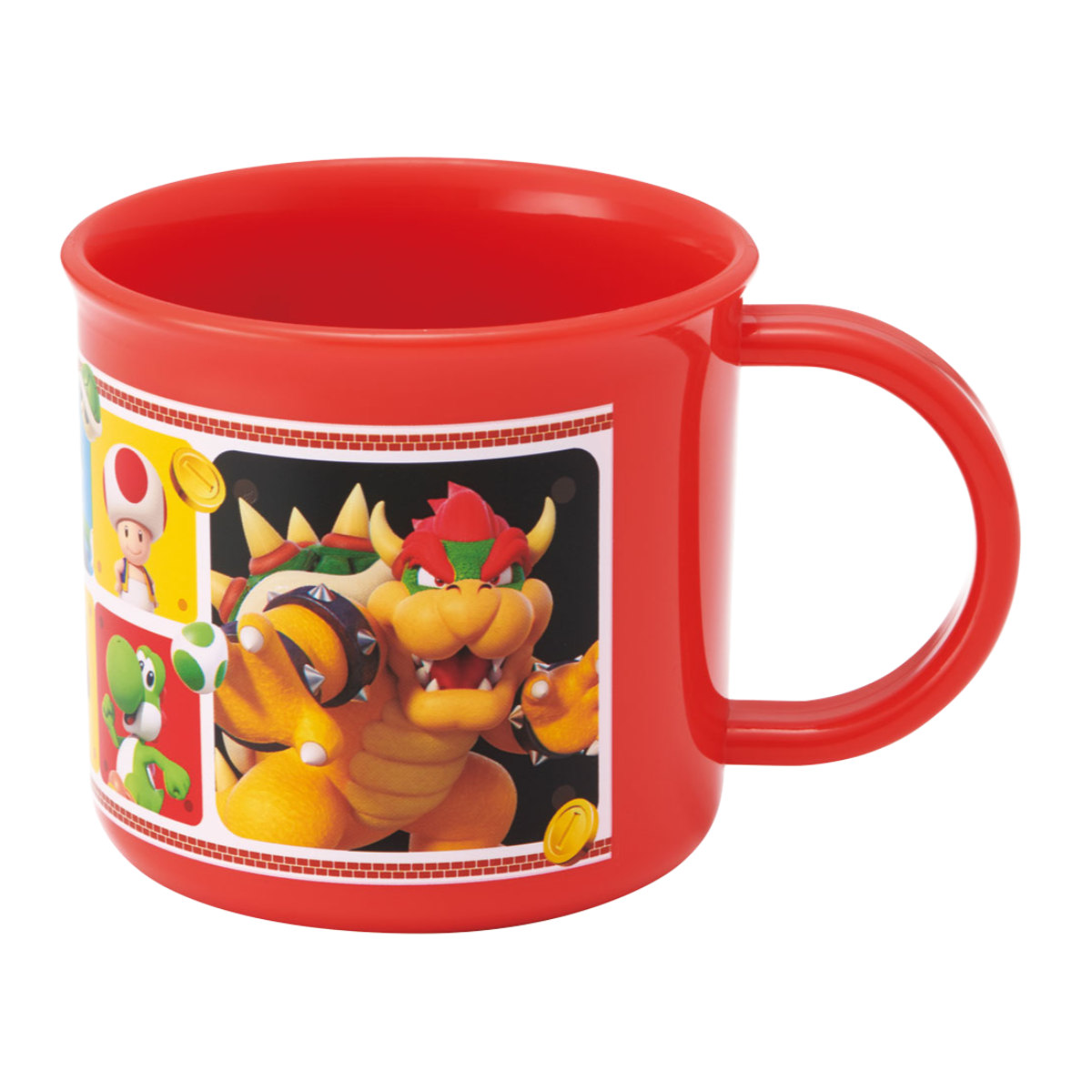 コップ 抗菌食洗機対応プラコップ プラスチック 200ml キャラクター ( マインクラフト タマフレンズ ポケモン マリオ とれたんず あつまれどうぶつの森 くまのがっこう ) 【スーパーマリオ23】 スーパーマリオ23
