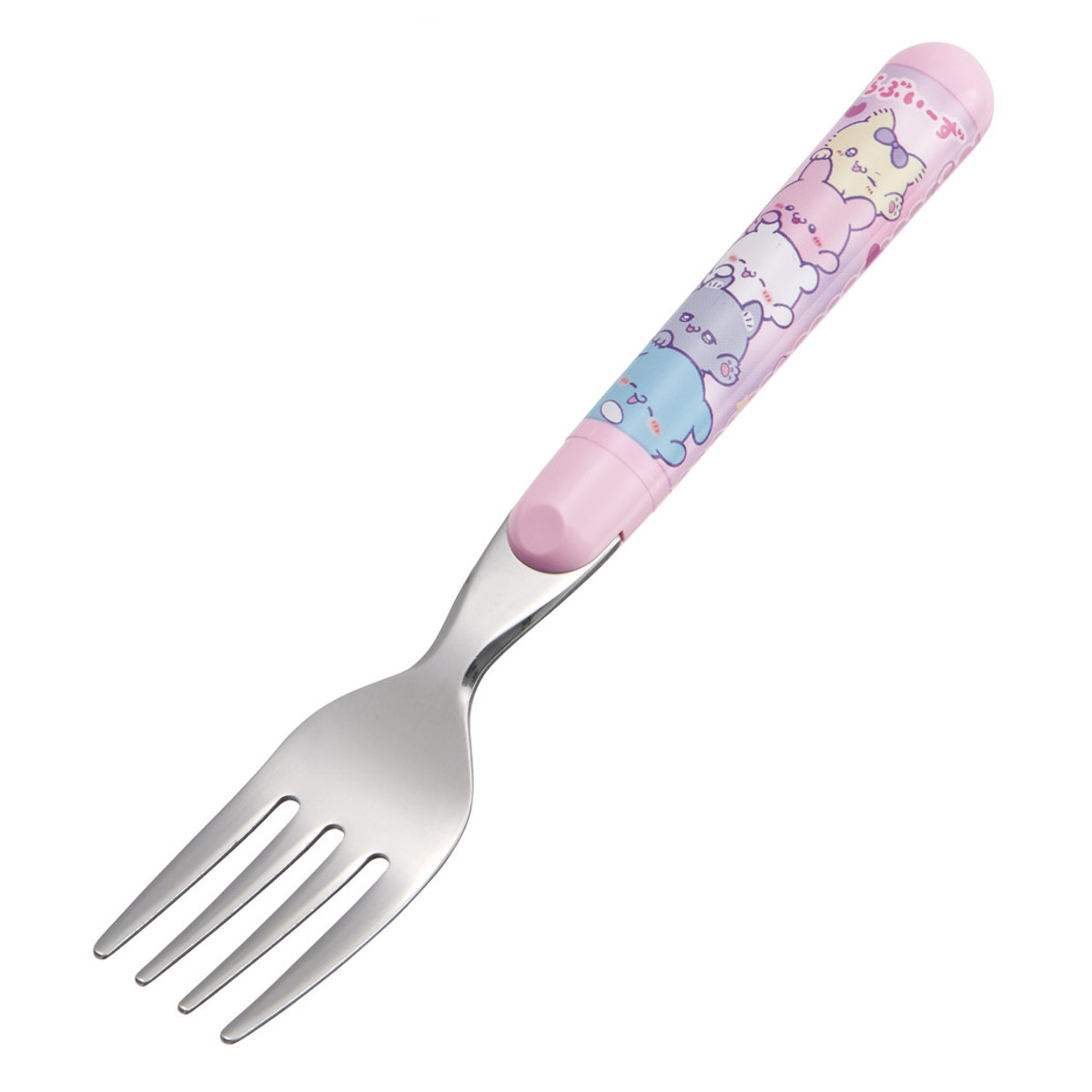 フォーク らぶい~ず ( 食洗機対応 ステンレス 日本製 キャラクター 子供 子ども キッズ カトラリー かわいい 子ども用フォーク キャラ 子供用フォーク お弁当用 子ども用カトラリー 保育園 幼稚園 )