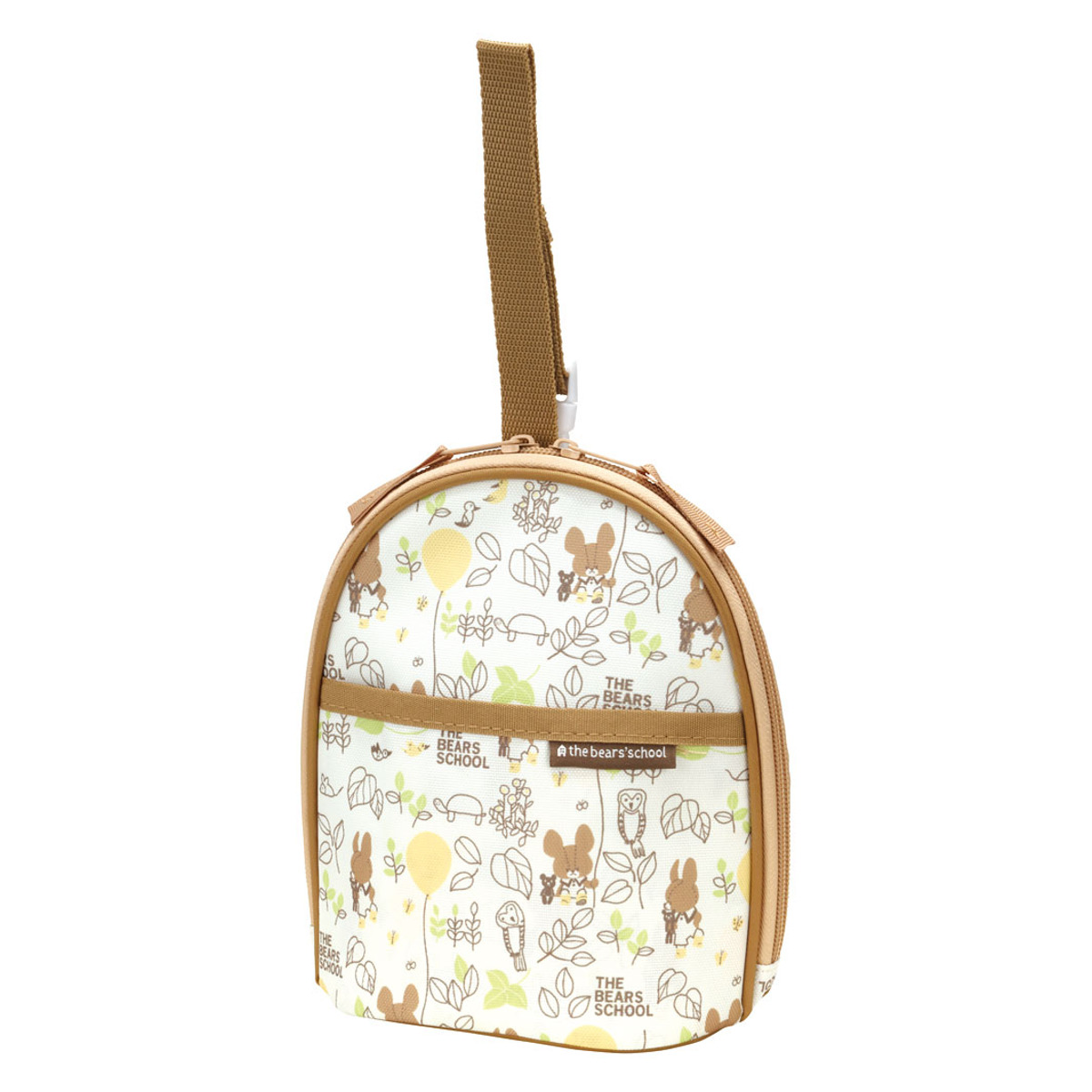 マグポーチ ベビーマグポーチ 持ち手付き 保温 保冷 くまのがっこう ( 哺乳瓶ケース 保冷ケース 保冷バッグ マグボトル 収納 ポーチ 哺乳瓶ポーチ 携帯 持ち歩き 赤ちゃん お出かけ グッズ ベビー用品 かわいい )