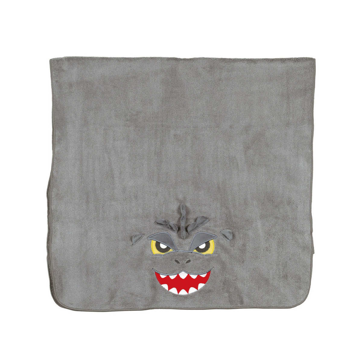 バスタオル 吸水速乾 60×120cm キャラクター ( クロミ シナモロール ミニー デール ハローキティ ミッキー タマフレンズ ゴジラ ショーン キングギドラ 吸水 速乾 タオル 60×120 マイクロファイバー ふわふわ 耳付き バス用品 ) 【ゴジラ】 ゴジラ