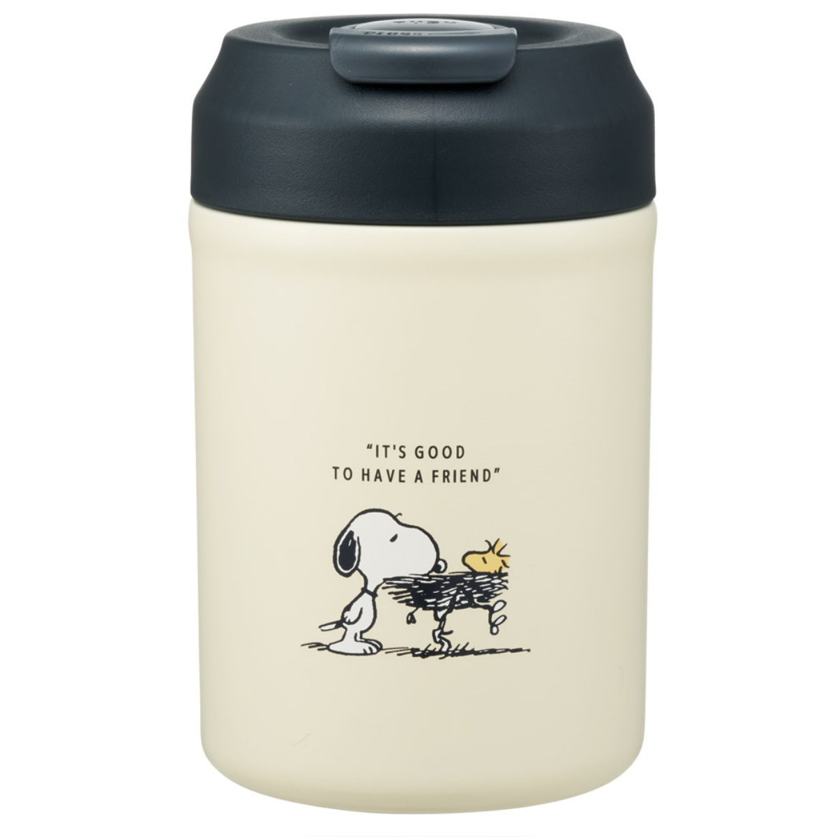 タンブラー 380ml イージーマグボトル ミッキーマウス くまのプーさん スヌーピー シナモロール ( 保温 保冷 ステンレス 真空二重構造 ミッキー プーさん ディズニー サンリオ ワンプッシュ キャラクター ボトル マグボトル ) 【スヌーピー】 スヌーピー