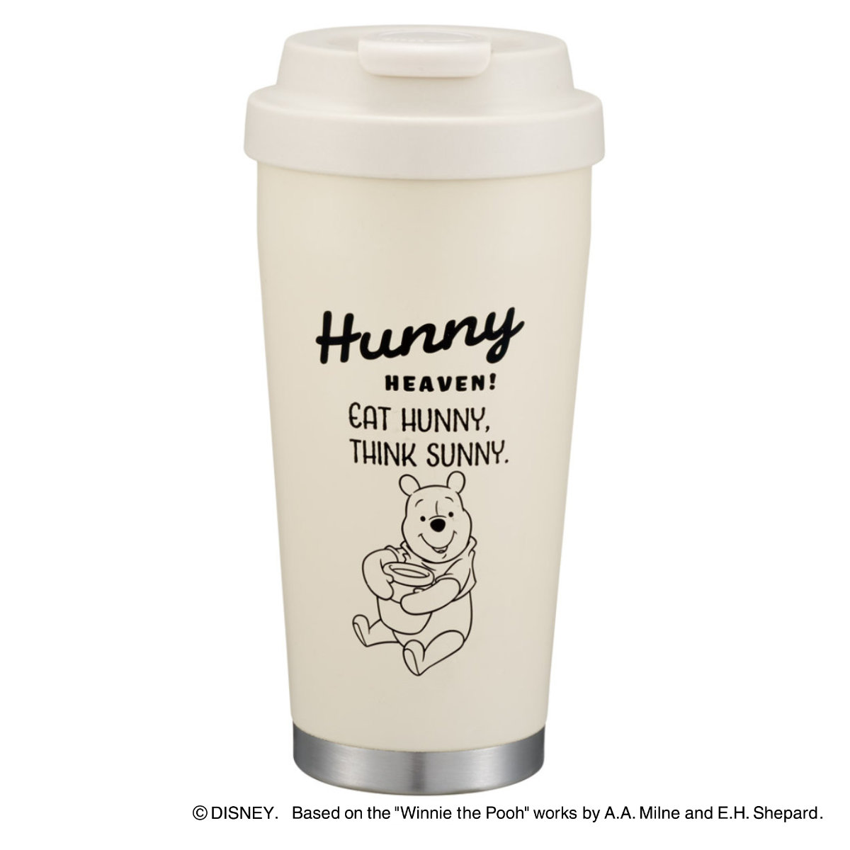 タンブラー 480ml イージーマグボトル ミッキーマウス くまのプーさん スヌーピー シナモロール ( 保温 保冷 ステンレス 真空二重構造 ミッキー プーさん ディズニー サンリオ ワンプッシュ キャラクター ボトル マグボトル ) 【くまのプーさん】 くまのプーさん