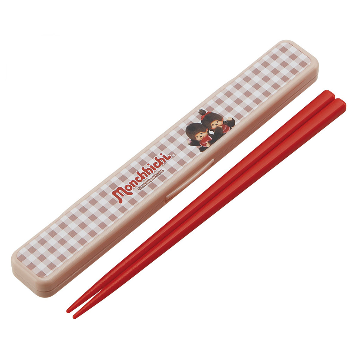 音の鳴らない箸・箸箱セット モンチッチ ( 箸箱セット 箸 お箸 箸箱 セット 食洗機対応 大人用 日本製 食洗器OK 音が鳴らない カトラリーセット 持ち運び 携帯 カトラリー お箸セット 通勤 通学 )