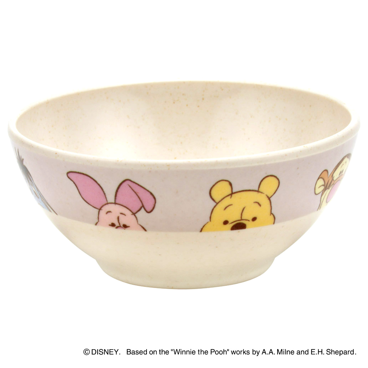 茶碗 バンブーメラミン くまのプーさん ( 食洗機対応 お茶碗 飯椀 お椀 メラミン ボウル 子ども用 割れにくい 食器 キッズ キャラクター ディズニー プーさん )