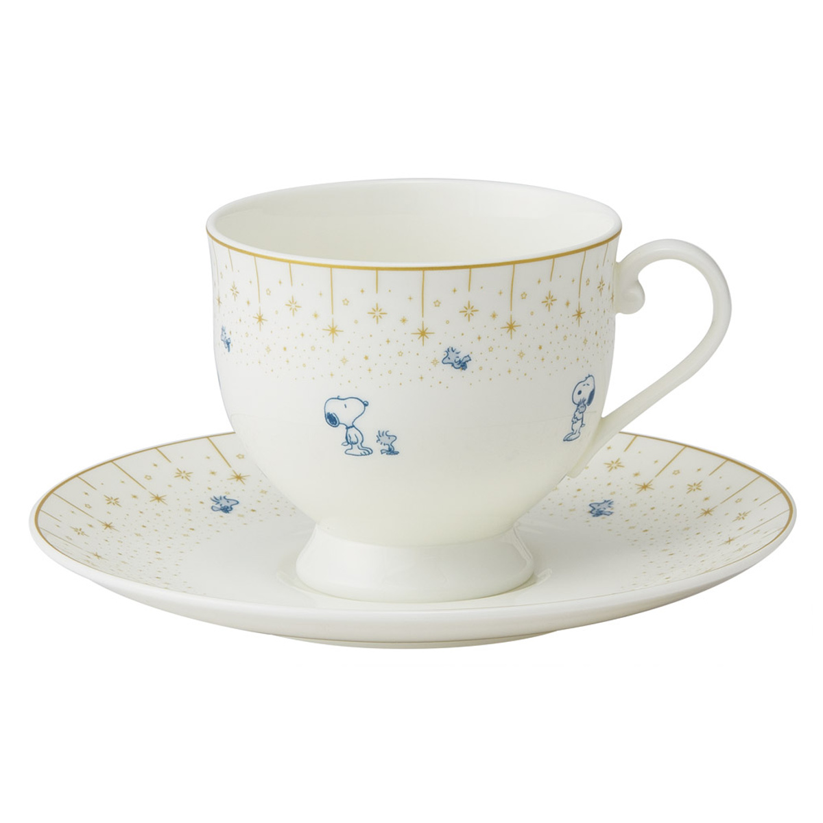 カップ&ソーサー スヌーピー ( SNOOPY 電子レンジ対応 食洗機対応 日本製 磁器 マグカップ マグ カップ コップ ソーサー キャラクター かわいい )