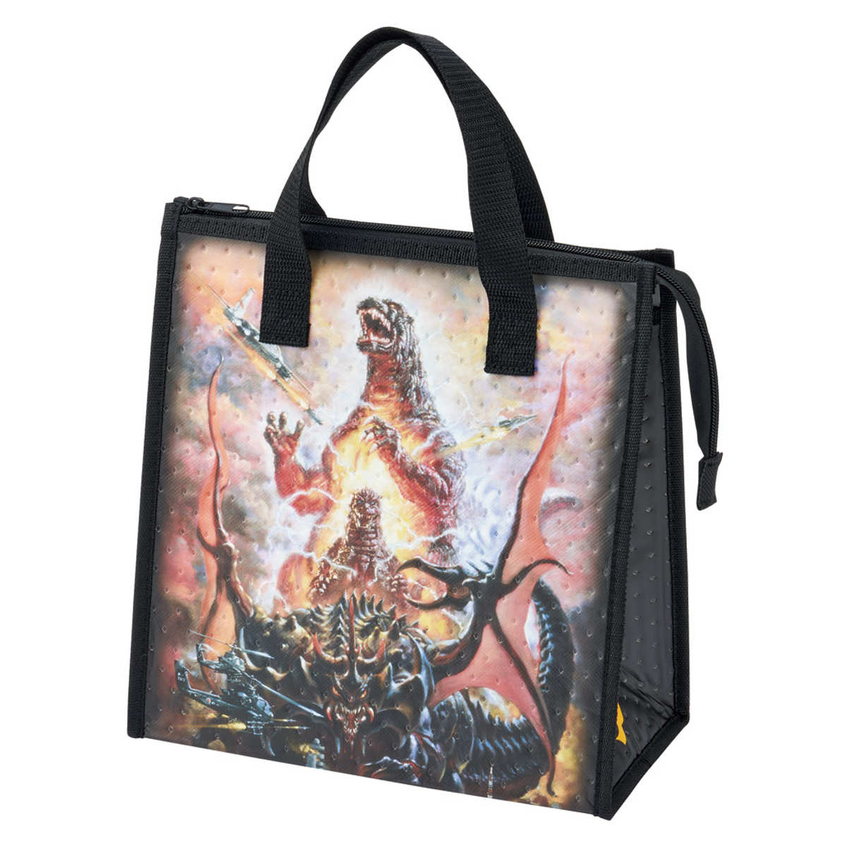 ランチバッグ 不織布保冷バッグ ゴジラ 1995 ( 保冷ランチバッグ 保冷 弁当袋 お弁当袋 四角 ランチトートバッグ 保温 ランチトート お弁当箱 弁当 袋 ランチ マチ付き お弁当入れ 保冷バッグ )