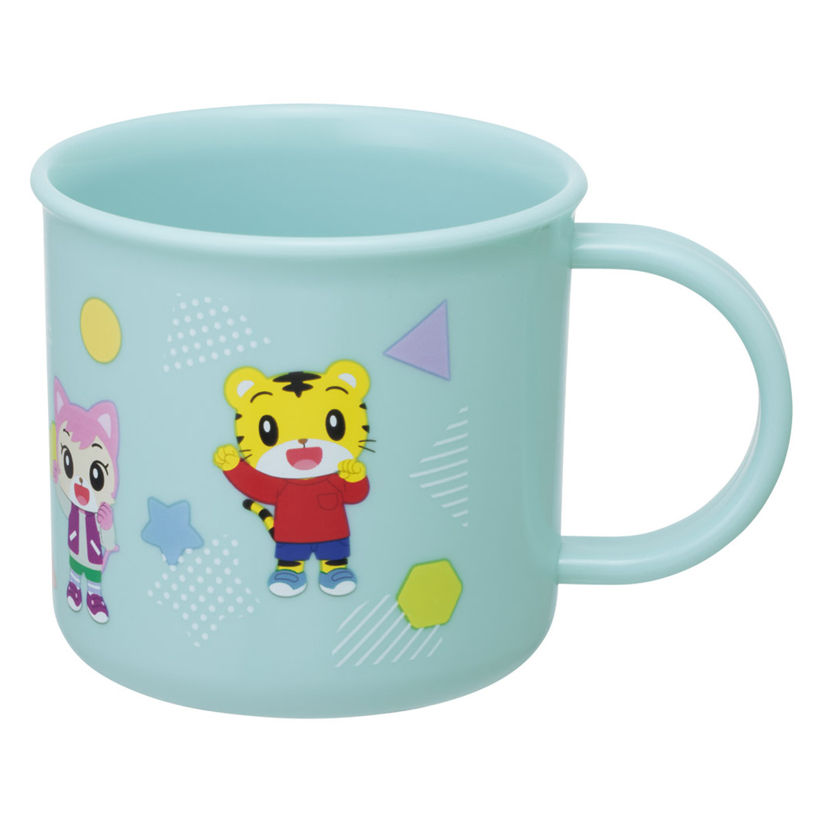 コップ 食洗機対応プラコップ しまじろうPOP ( プラコップ 耐熱 食洗機対応 レンジ対応 割れにくい 日本製 プラスチック製 食洗機OK レンジOK 給食 小さい 軽量 マグ プラ カップ )