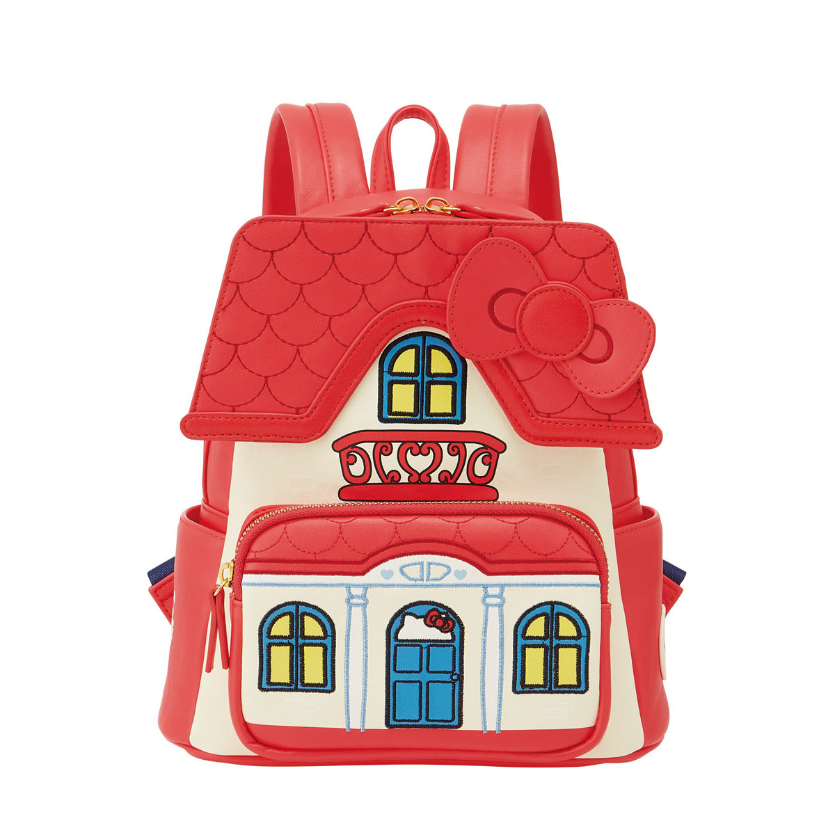 ミニリュック ハローキティ ( リュックサック 子供用 キッズ 幼児 通園 入園 遠足 かわいい キティ リュック 通園リュック お家型 おうち 保育園 幼稚園 旅行 お出かけ )