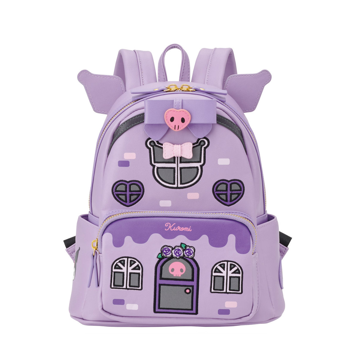 ミニリュック クロミ ( リュックサック 子供用 キッズ 幼児 通園 入園 遠足 かわいい クロミちゃん リュック 通園リュック お家型 おうち 保育園 幼稚園 旅行 お出かけ )