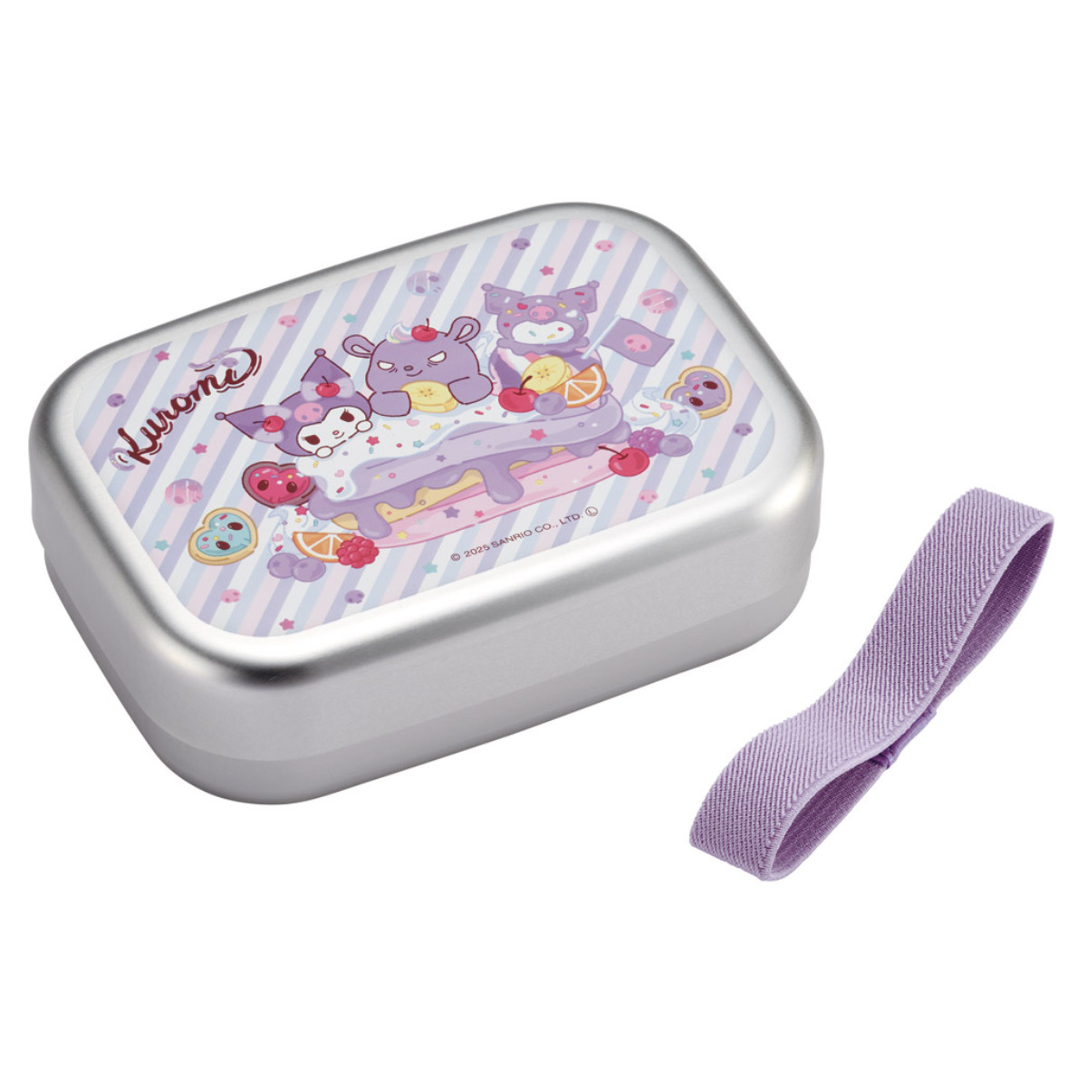 弁当箱 370ml アルミ弁当箱 クロミファンシー ( お弁当箱 ランチボックス 一段 保温庫対応 子供 日本製 保温庫 OK お弁当 弁当 幼稚園 保育園 ランチベルト付き 中子付き キッズ )