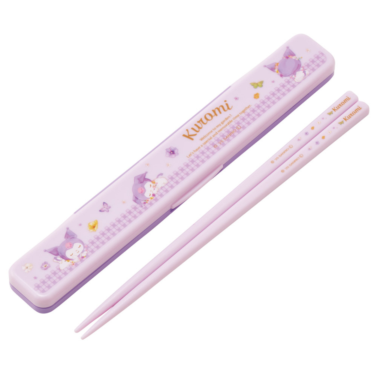 音の鳴らない箸・箸箱セット クロミパステル水彩花柄 ( 箸箱セット 箸 お箸 箸箱 セット 食洗機対応 大人用 日本製 食洗器OK 音が鳴らない カトラリーセット 持ち運び 携帯 カトラリー お箸セット 通勤 通学 )
