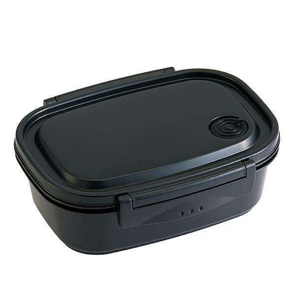 dショッピング |お弁当箱 １段 2点ロック 軽量 ラク軽弁当箱 L 720ml ランチボックス （ 弁当箱 レンジ対応 食洗機対応 冷凍 保存容器  大容量 レンジOK 食洗機OK 一段 二点ロック 軽い 冷凍弁当 日本製 シンプル 汁漏れしにくい 仕切り付き ） 【 ブラック 】 | カテゴリ  ...