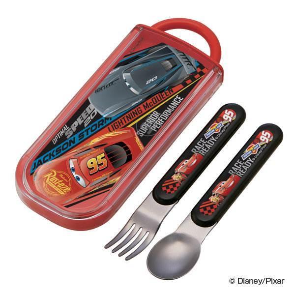 Dショッピング コンビセット スプーン フォーク カトラリーセット スライド式 カーズ 子供 マックイーン カトラリー キッズ 食洗機対応 幼稚園 保育園 持ち運び お弁当 弁当箱 お弁当用 ディズニー スライド ケース付き スプーン フォーク カテゴリ 弁当箱の