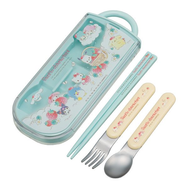 dショッピング |トリオセット 抗菌 箸 スプーン フォーク スライド