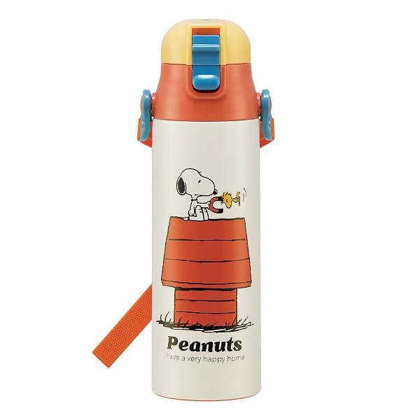 Dショッピング 水筒 直飲み ステンレス 超軽量 Peanuts スヌーピー レトロ 580ml 子供 Snoopy ワンタッチボトル ステンレスボトル 保冷 直のみ キッズ 肩 ショルダー ベルト 幼稚園 保育園 子供用 軽い キャラクター ワンタッチ ピーナッツ カテゴリ 水筒の販売