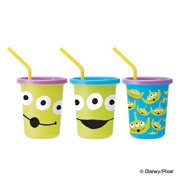 Dショッピング ストロー付きタンブラー トイ ストーリー エイリアン フェイス 3個セット 3ml コップ タンブラー ストロー付き 子供用食器 キャラクター セット プラスチック フタ付き 蓋 カテゴリ ベビーカップ マグセットの販売できる商品 リビングート