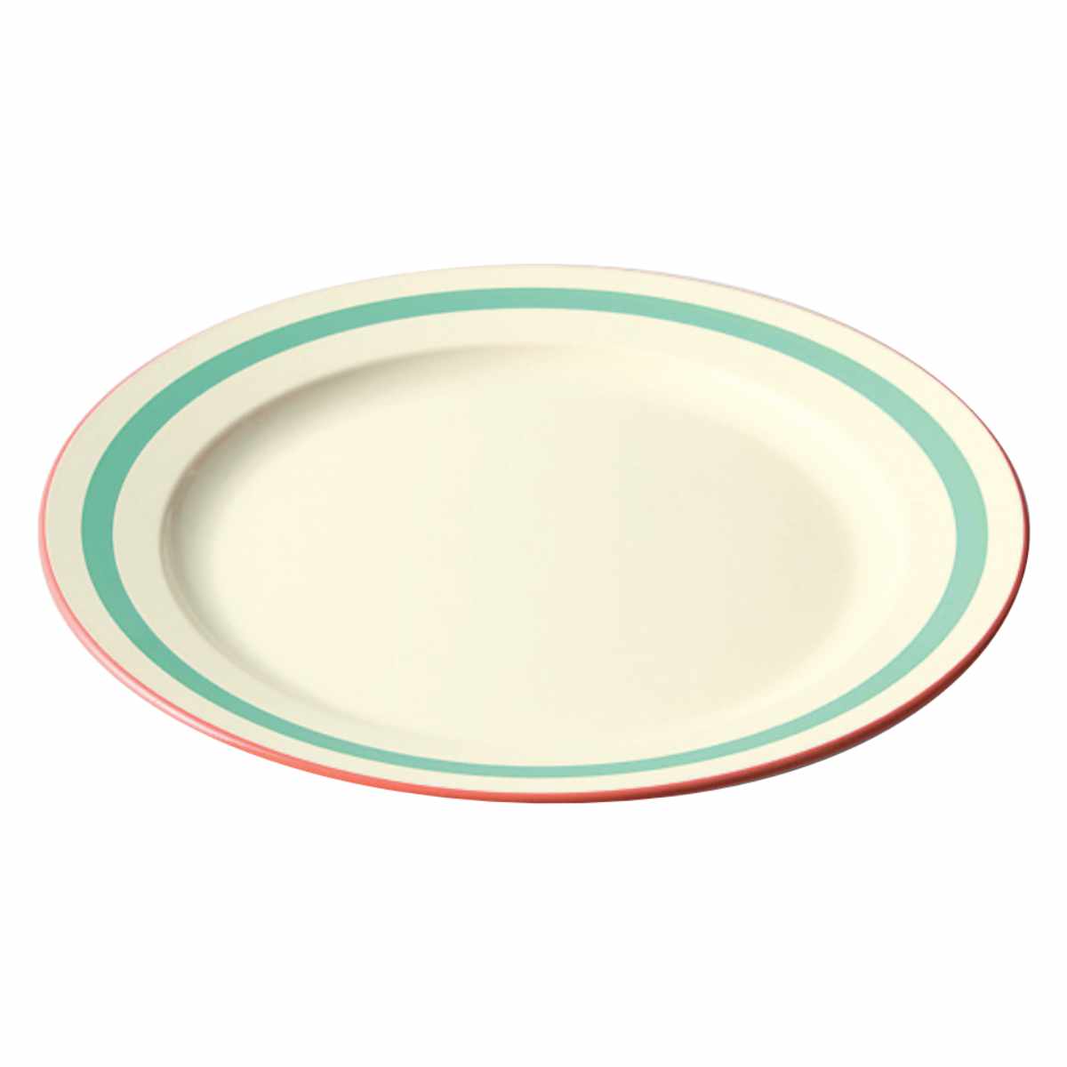 プレート 24cm Linea ( 食洗機対応 電子レンジ対応 皿 お皿 大皿 平皿 軽い 割れにくい ワンプレート モーニングプレート 盛り皿 メイン料理 おしゃれ ) 【グリーン】 グリーン