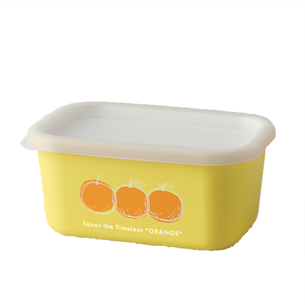 保存容器 コレフル スクエアストッカー 角型 330ml ( 保存 容器 密閉 プラスチック お弁当箱 サイドケース レンジ対応 デザート容器 日本製 レンジOK 食洗機OK フードケース コンテナ 作り置き シール蓋 深型 小さめ コンパクト ) 【オレンジ】 オレンジ