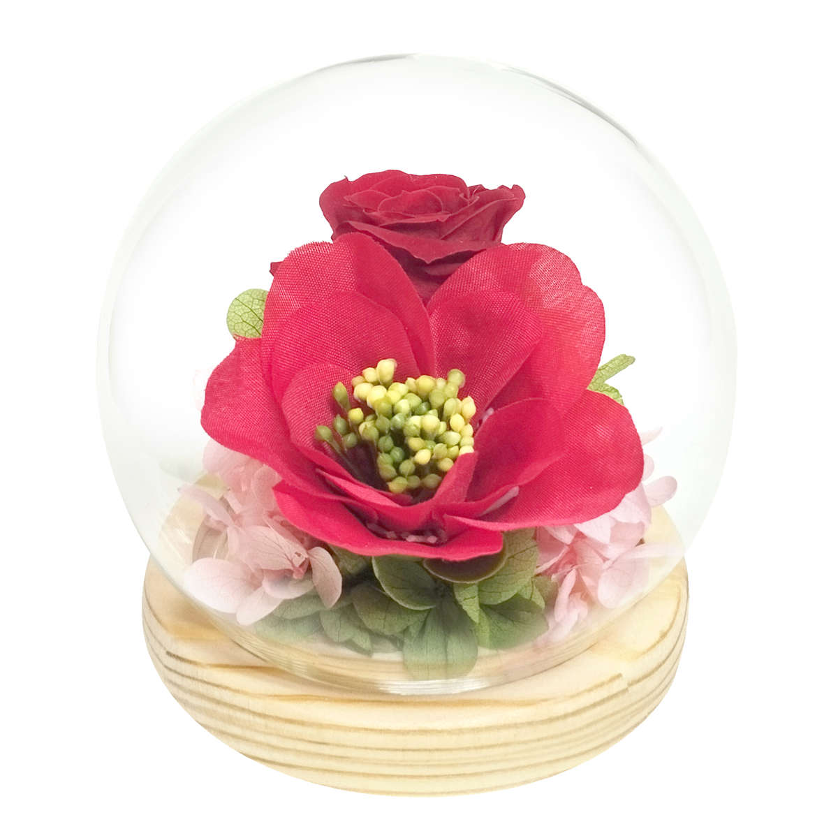 供え花 仏花 四季 スフィア 春夏秋冬 1月~12月 ( プリザーブドフラワー 造花 ブリザードフラワー 枯れない 仏壇 お供え 花 フェイクフラワー 供花 御供え 枯れない花 水換え不要 夏 人工 お盆 お彼岸 お墓 法要 法事 仏具 ) 【冬】 冬