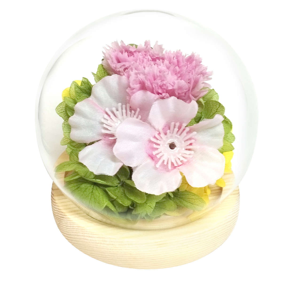 供え花 仏花 四季 スフィア 春夏秋冬 1月~12月 ( プリザーブドフラワー 造花 ブリザードフラワー 枯れない 仏壇 お供え 花 フェイクフラワー 供花 御供え 枯れない花 水換え不要 夏 人工 お盆 お彼岸 お墓 法要 法事 仏具 ) 【春】 春