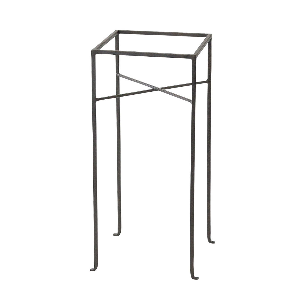 花台 ジョセフアイアン フラワープランターラック Mサイズ ( プランター スタンド ガーデニング用品 鉢置き 園芸 鉢台 庭 ベランダ テラス エントランス ガーデニング アイアンフレーム 角型 正方形 )