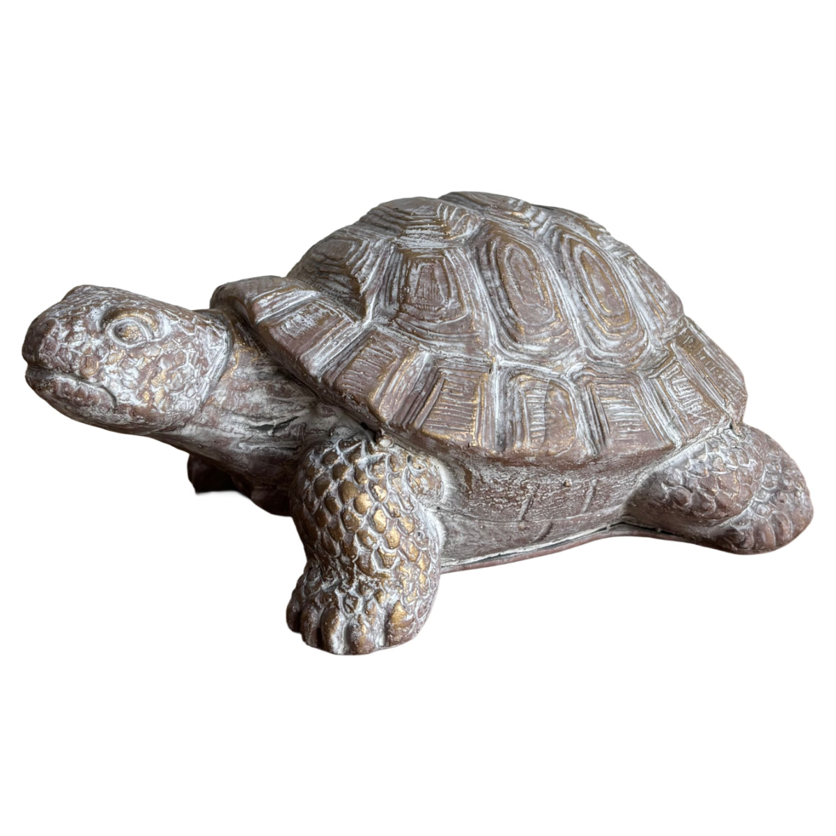 オブジェ デコール セメントオブジェ カメ A ( 置物 亀 かめ セメント オブジェ オーナメント ガーデンオーナメント 庭 インテリア 雑貨 屋外 ガーデン雑貨 小型 アニマル )